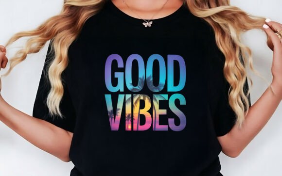 Download Good Vibes Summer Vacation Shirt PNG - Cat Collection