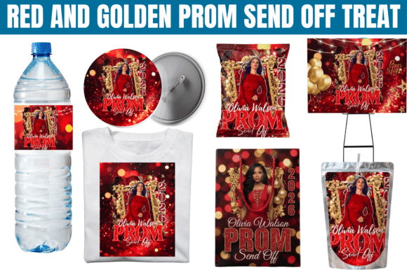 Download Red and Golden Prom Send off Treat - Old Collection