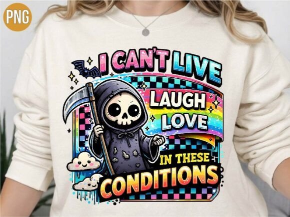 Download Live Laugh Love Grim Reaper Funny Shirt - Premium Bundle