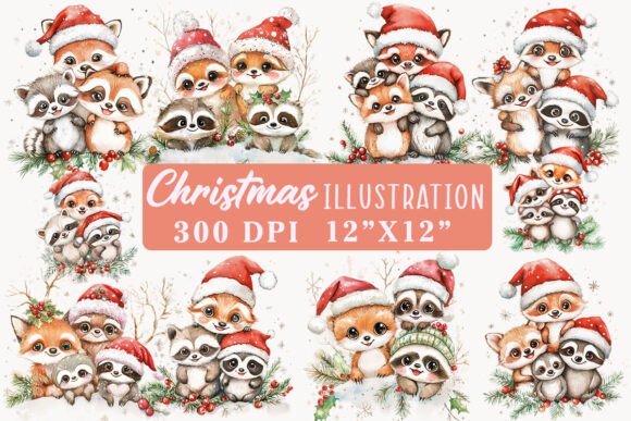 Download Xmas Animals Clipart, Winter Season PNG - Xmas animals clipart Collection