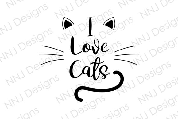 Download I Love Cats Cute Pets Animal Lover - Cat Collection